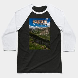 Beartooth Highway Wyoming and Montana Baseball T-Shirt